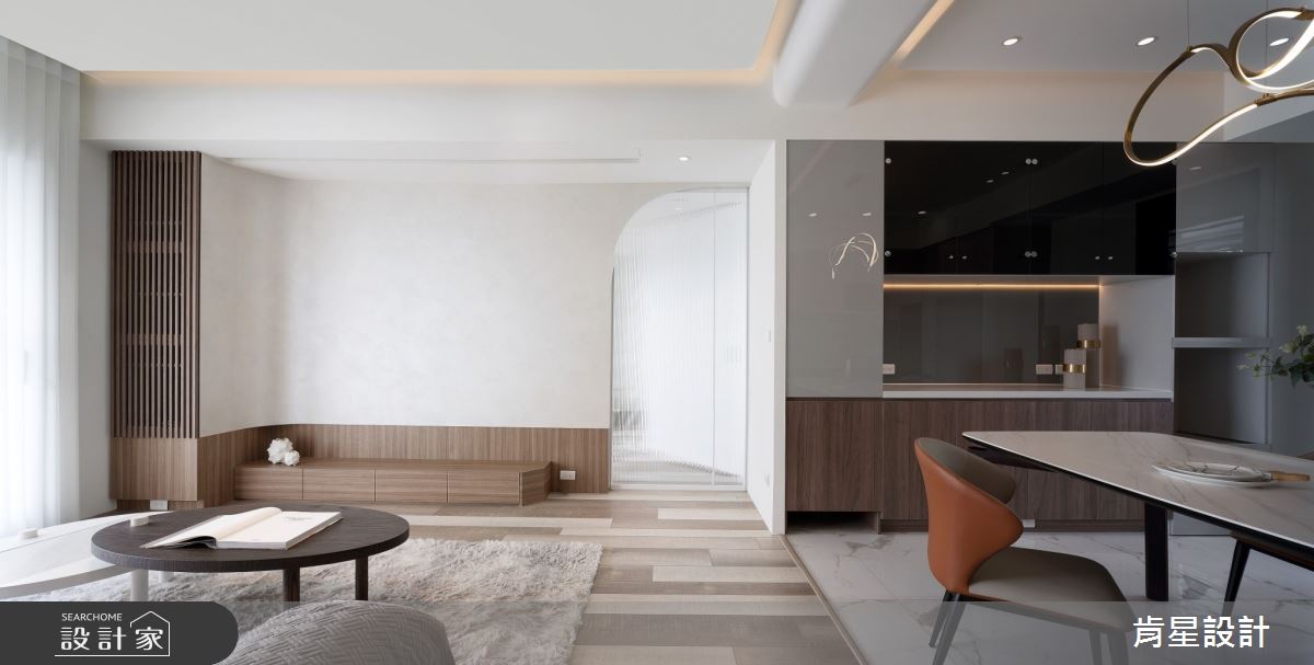 25坪新成屋(5年以下)＿現代風客廳餐廳案例圖片＿肯星設計＿肯星_25樹。述Tree。Tell之1