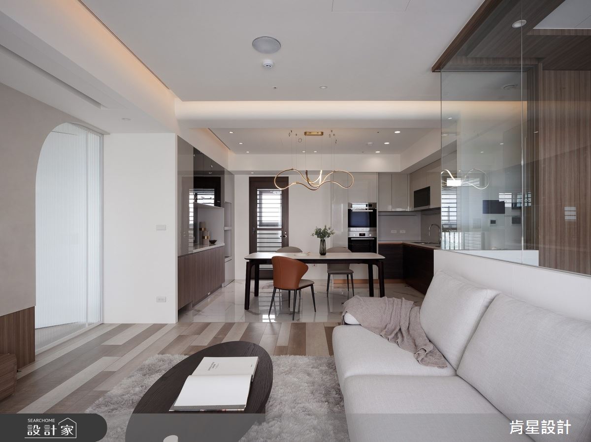 25坪新成屋(5年以下)＿現代風客廳餐廳廚房案例圖片＿肯星設計＿肯星_25樹。述Tree。Tell之8