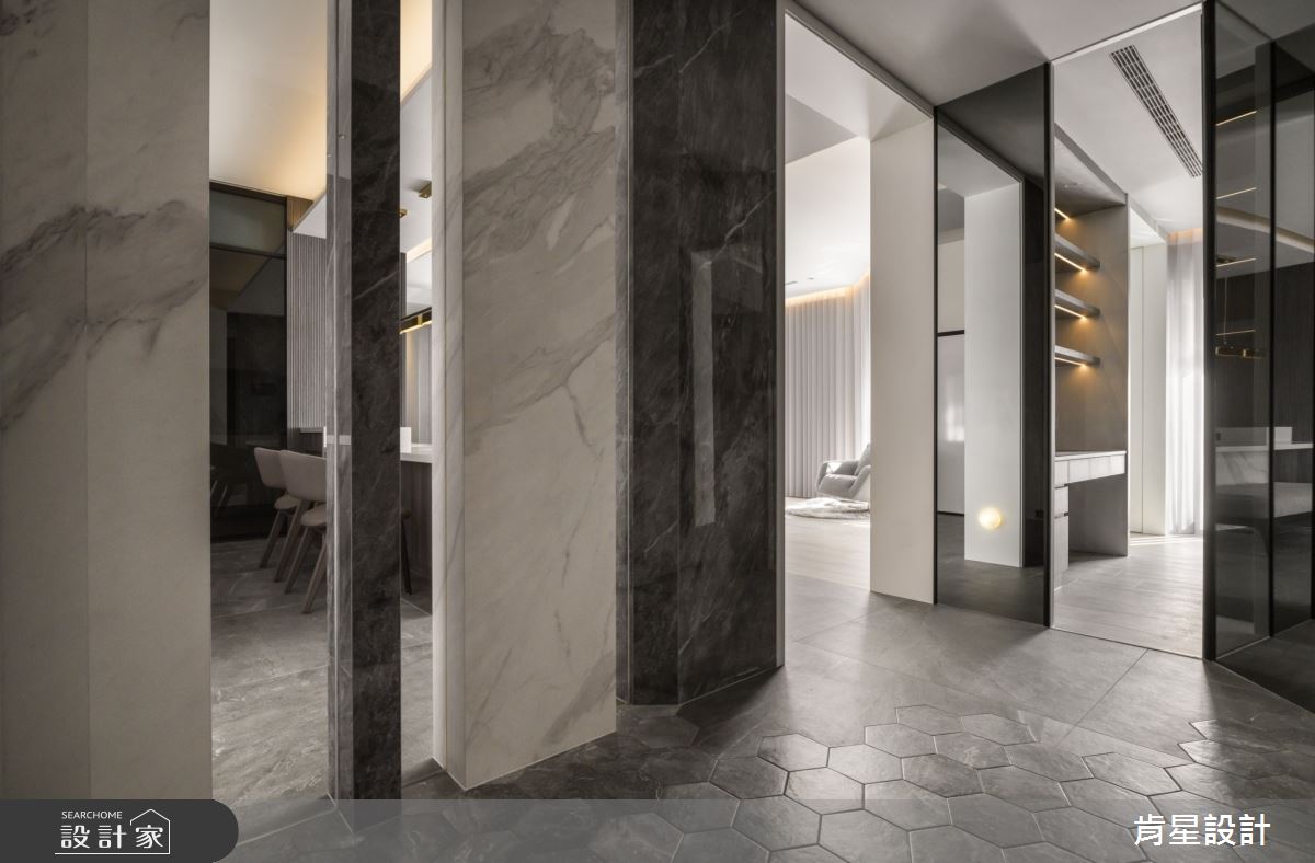 45坪毛胚屋＿現代風走廊案例圖片＿肯星設計＿肯星_26引光Lead The Light之3