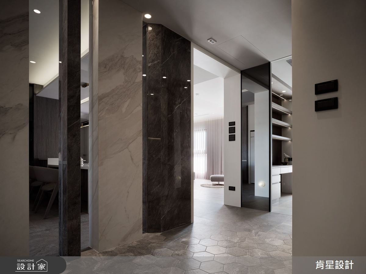 45坪毛胚屋＿現代風走廊案例圖片＿肯星設計＿肯星_26引光Lead The Light之4