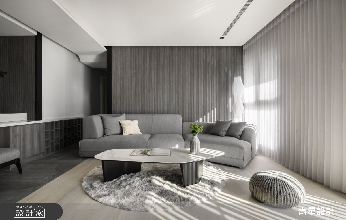 45坪毛胚屋＿現代風客廳案例圖片＿肯星設計＿肯星_26引光Lead The Light之9