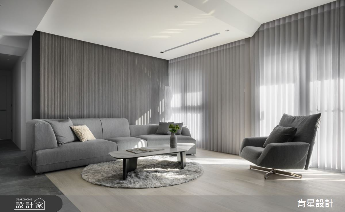 45坪毛胚屋＿現代風客廳案例圖片＿肯星設計＿肯星_26引光Lead The Light之10