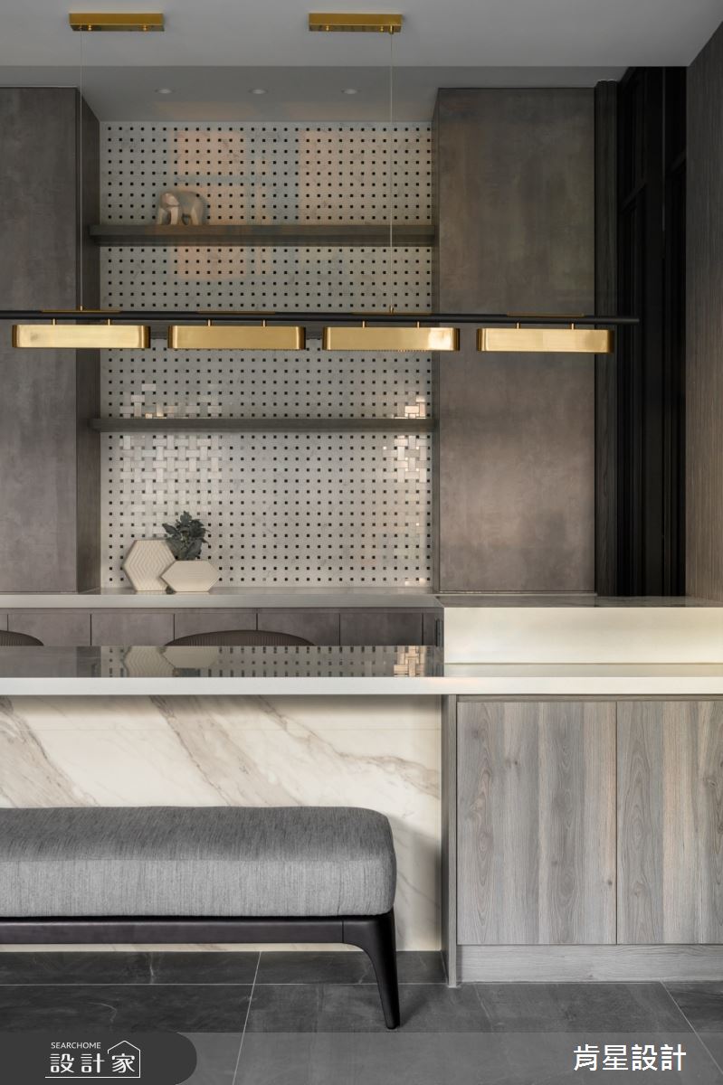 45坪毛胚屋＿現代風餐廳中島案例圖片＿肯星設計＿肯星_26引光Lead The Light之24