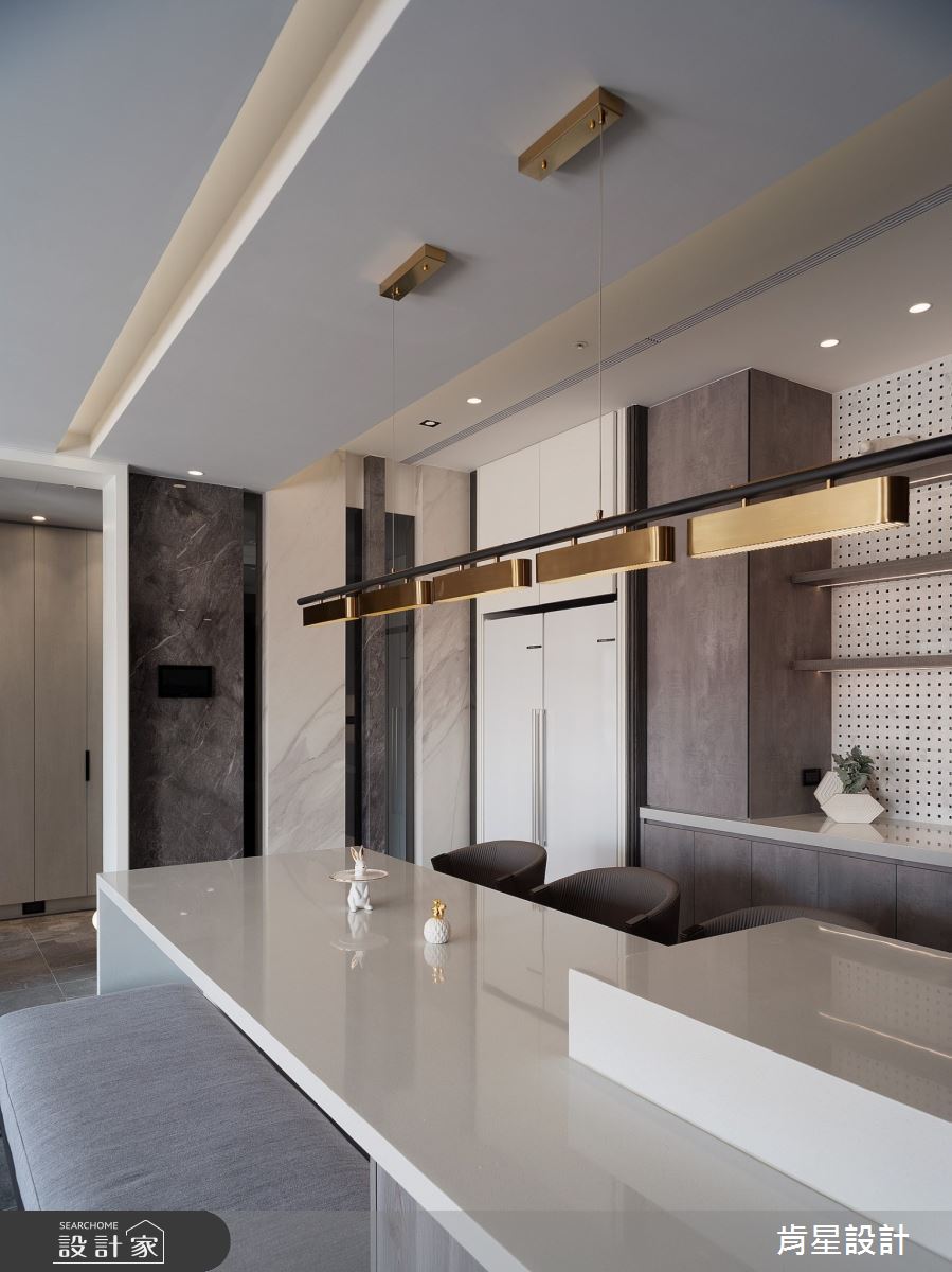45坪毛胚屋＿現代風餐廳中島案例圖片＿肯星設計＿肯星_26引光Lead The Light之26