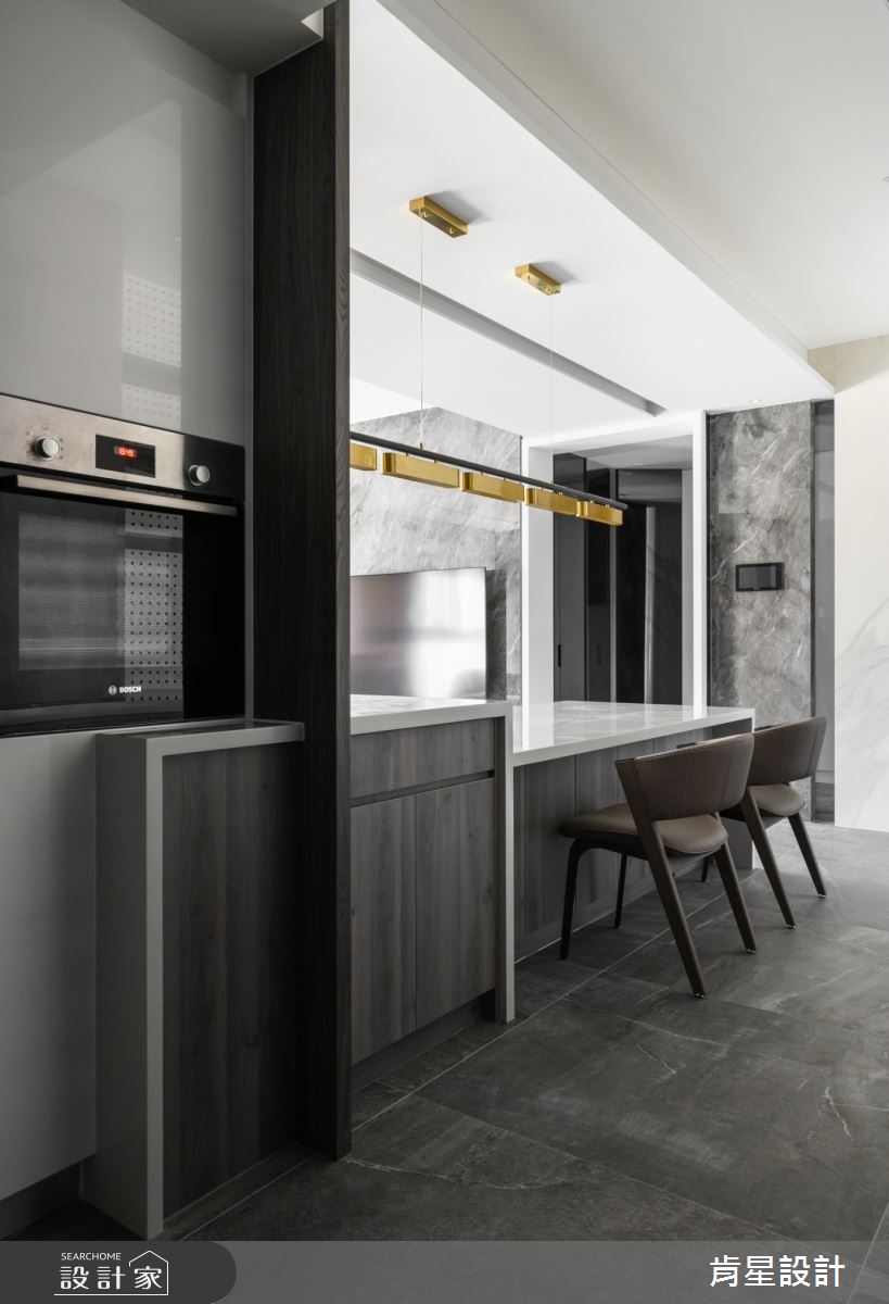 45坪毛胚屋＿現代風餐廳中島案例圖片＿肯星設計＿肯星_26引光Lead The Light之29