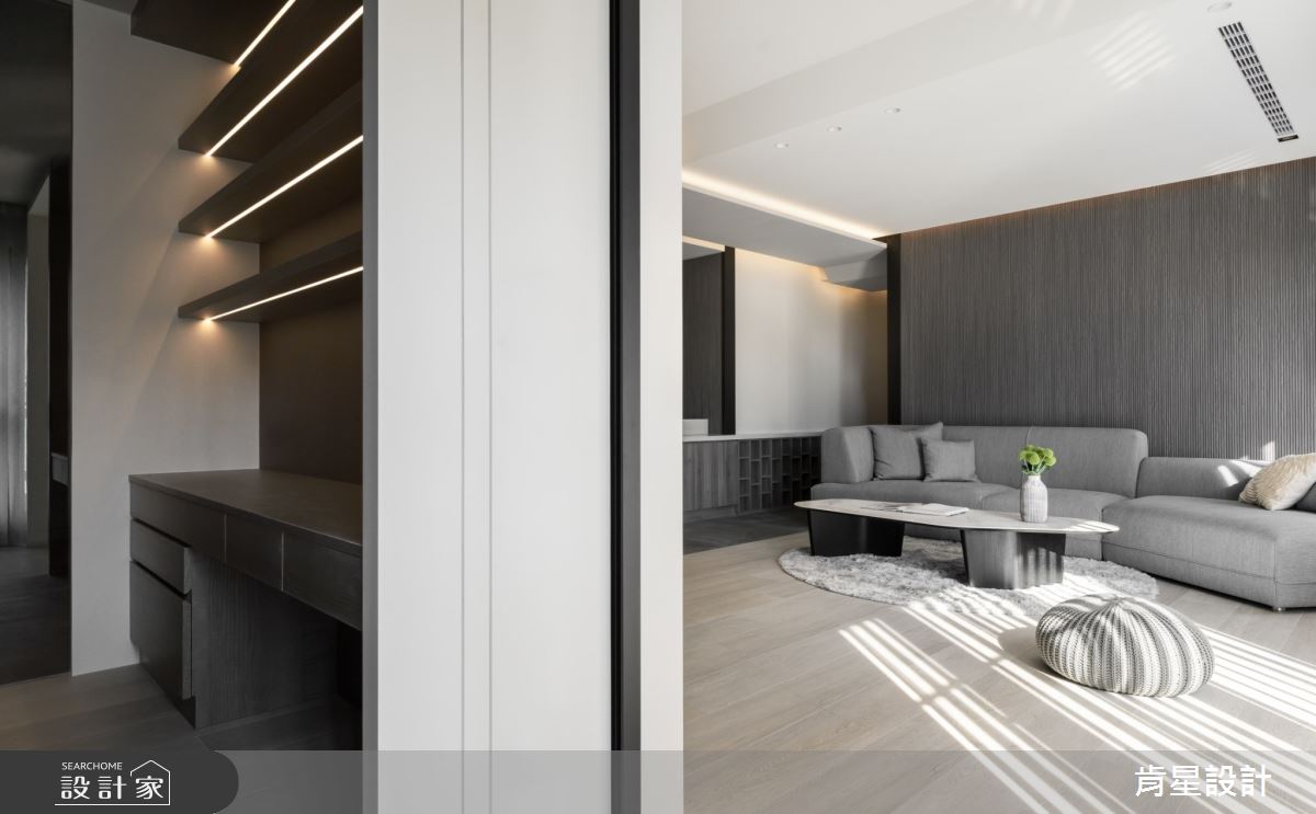 45坪毛胚屋＿現代風客廳多功能室案例圖片＿肯星設計＿肯星_26引光Lead The Light之30