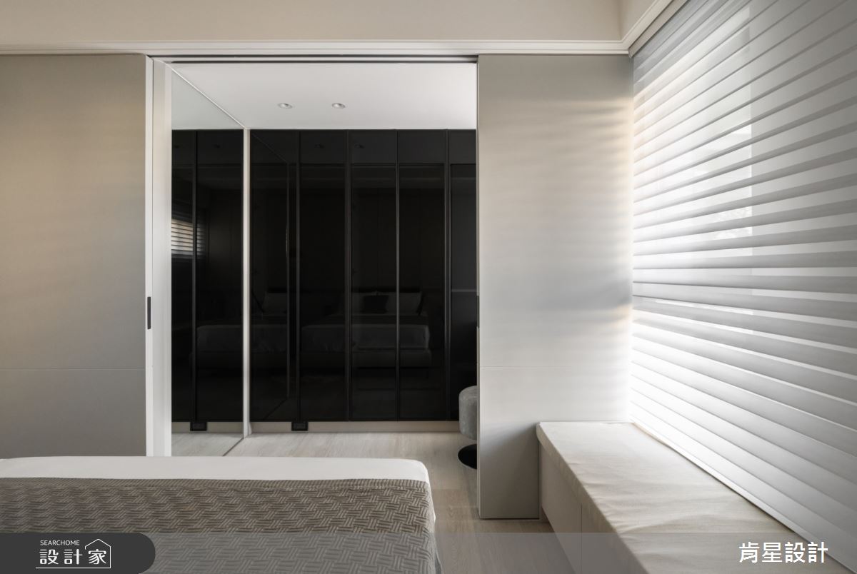 45坪毛胚屋＿現代風臥室更衣間臥榻案例圖片＿肯星設計＿肯星_26引光Lead The Light之47