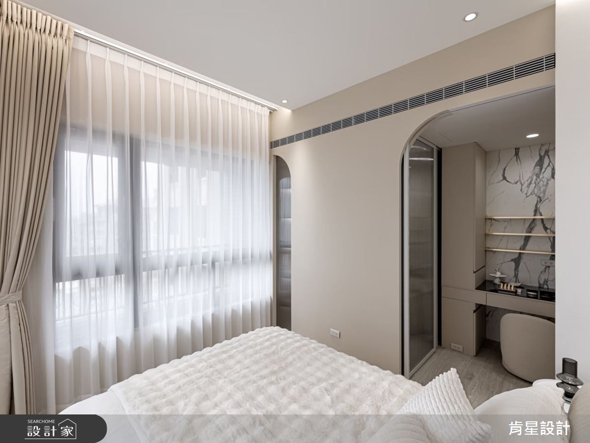40坪毛胚屋＿侘寂輕奢風臥室案例圖片＿肯星設計＿肯星_27聖潔天光holy sky之25