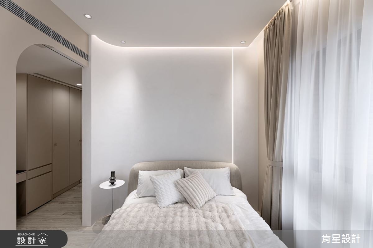 40坪毛胚屋＿侘寂輕奢風臥室案例圖片＿肯星設計＿肯星_27聖潔天光holy sky之24