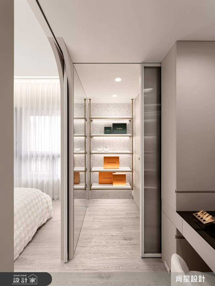 40坪毛胚屋＿侘寂輕奢風臥室更衣間案例圖片＿肯星設計＿肯星_27聖潔天光holy sky之26