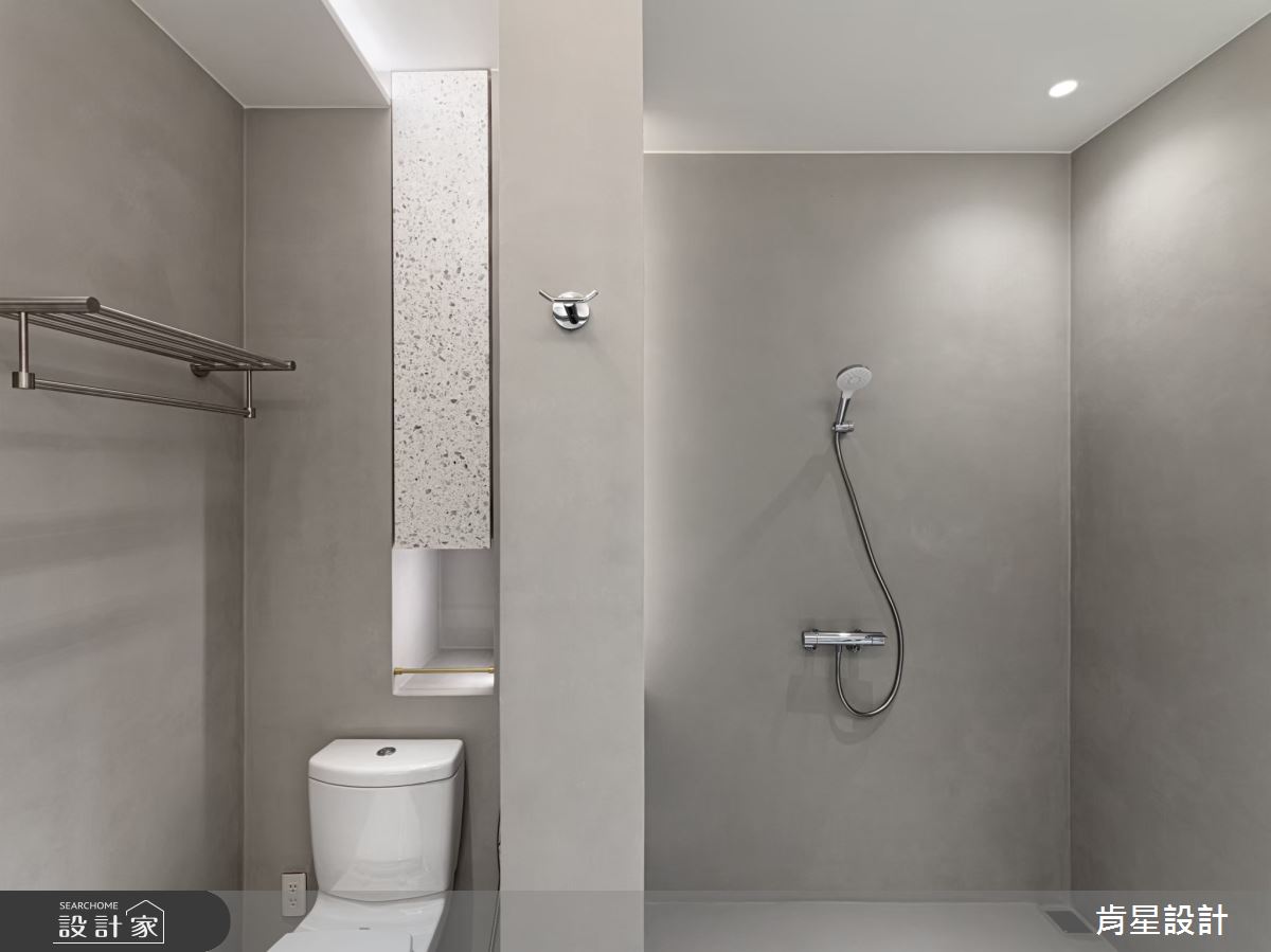 40坪毛胚屋＿侘寂輕奢風浴室案例圖片＿肯星設計＿肯星_27聖潔天光holy sky之31