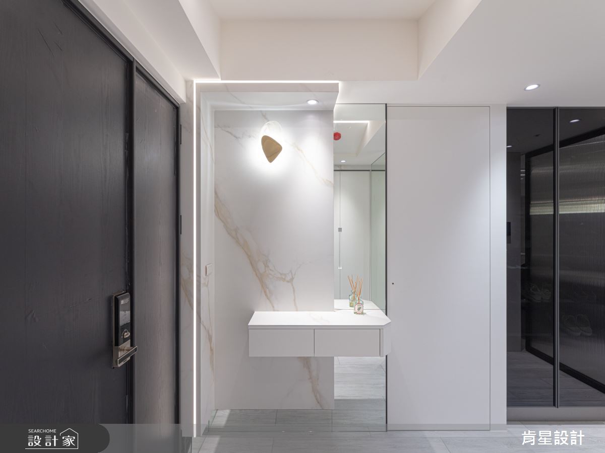 50坪預售屋＿現代輕奢風玄關案例圖片＿肯星設計＿肯星_28銀河七夕Qixi Star River之1