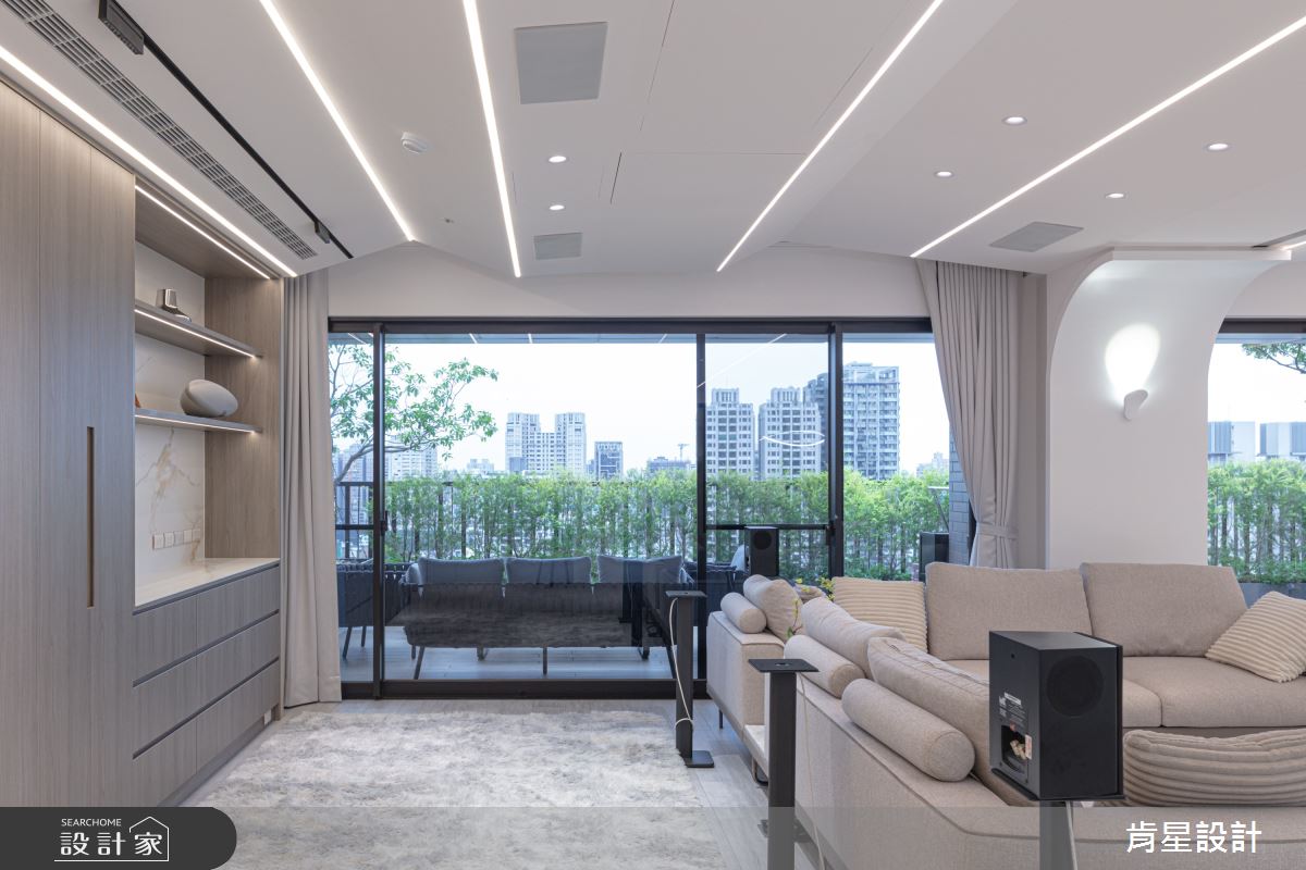 50坪預售屋＿現代輕奢風客廳案例圖片＿肯星設計＿肯星_28銀河七夕Qixi Star River之17