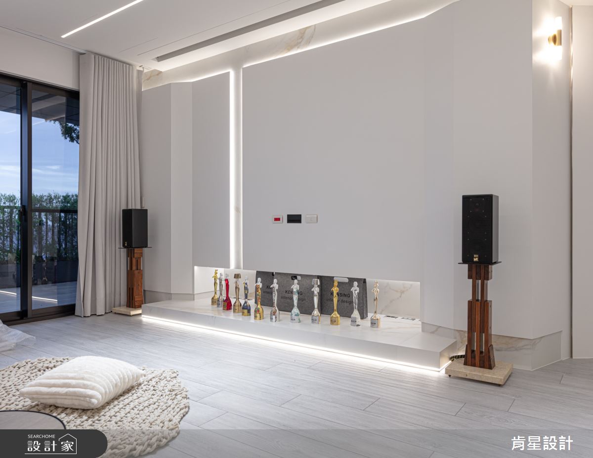 50坪預售屋＿現代輕奢風客廳案例圖片＿肯星設計＿肯星_28銀河七夕Qixi Star River之9