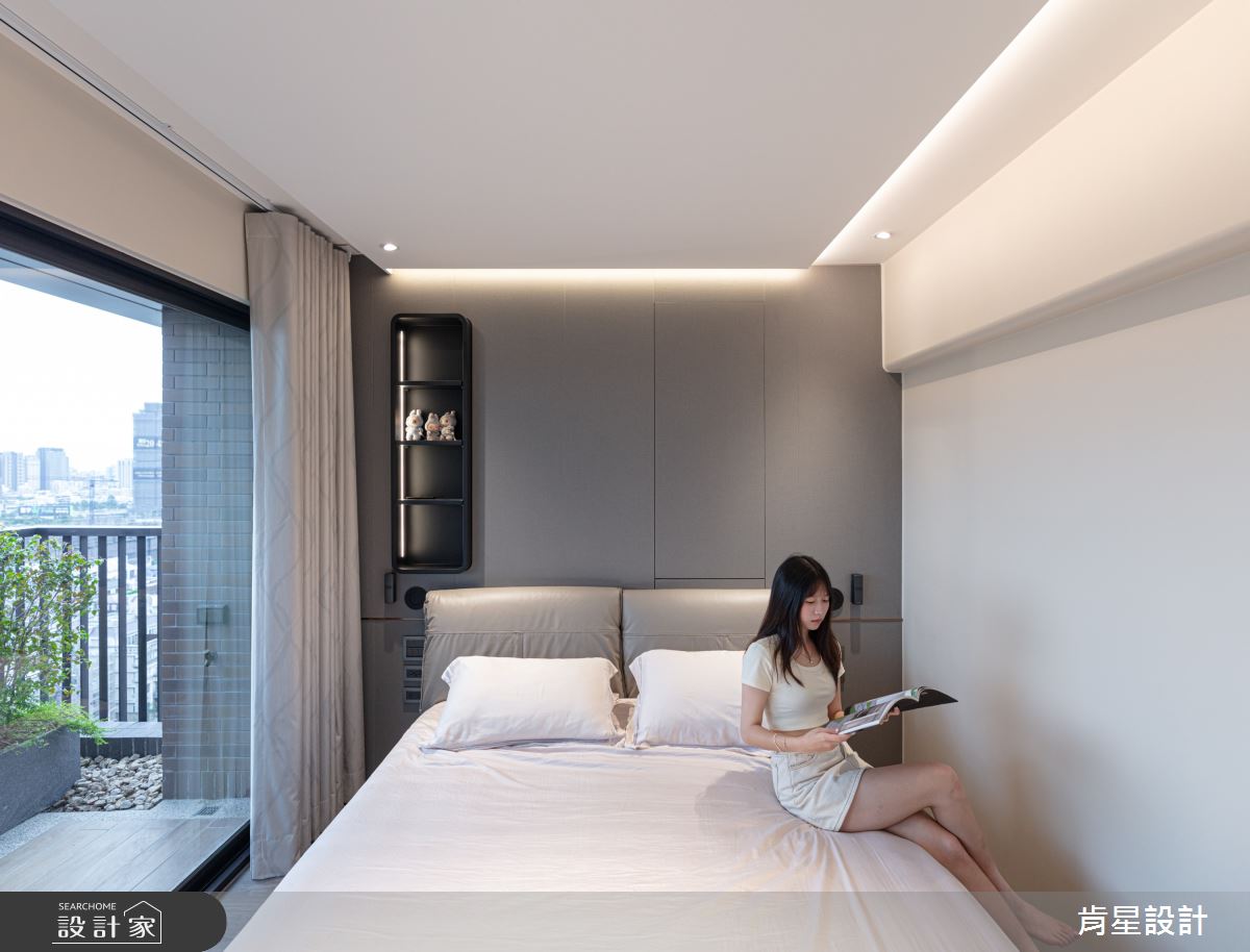 50坪預售屋＿現代輕奢風臥室案例圖片＿肯星設計＿肯星_28銀河七夕Qixi Star River之43