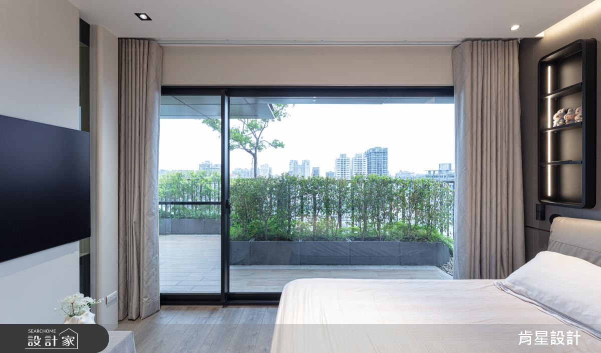 50坪預售屋＿現代輕奢風臥室案例圖片＿肯星設計＿肯星_28銀河七夕Qixi Star River之40