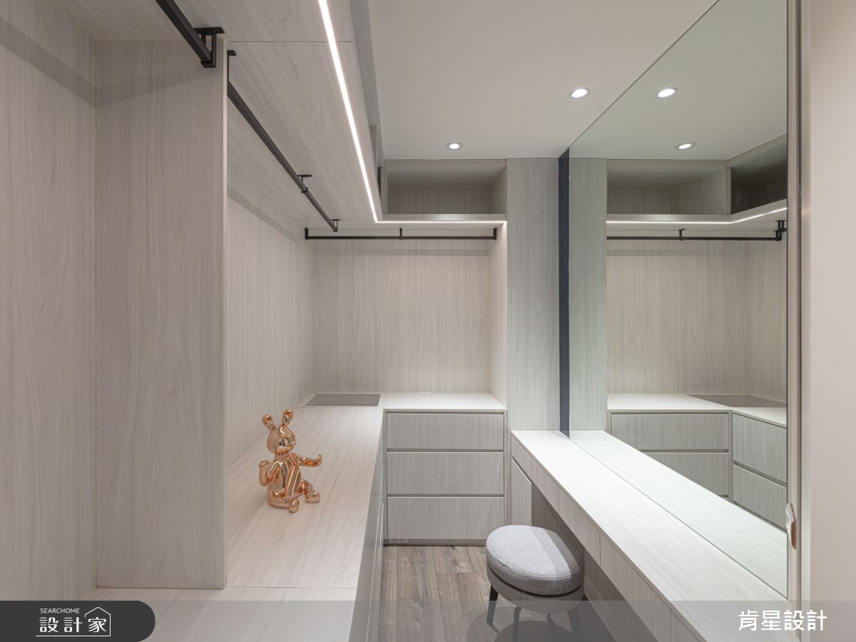 50坪預售屋＿現代輕奢風更衣間案例圖片＿肯星設計＿肯星_28銀河七夕Qixi Star River之47