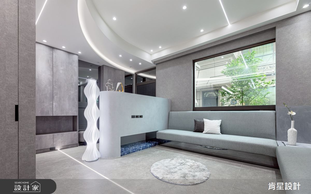 96坪毛胚屋＿現代風玄關客廳庭院案例圖片＿肯星設計＿肯星_29之1