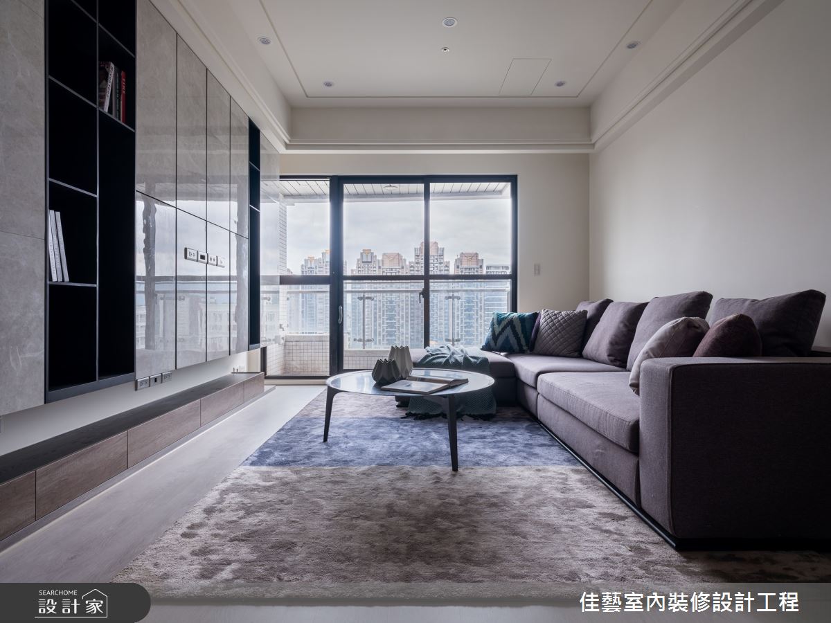 30坪新成屋(5年以下)＿現代風客廳案例圖片＿佳藝室內裝修設計工程有限公司＿佳藝_01之4