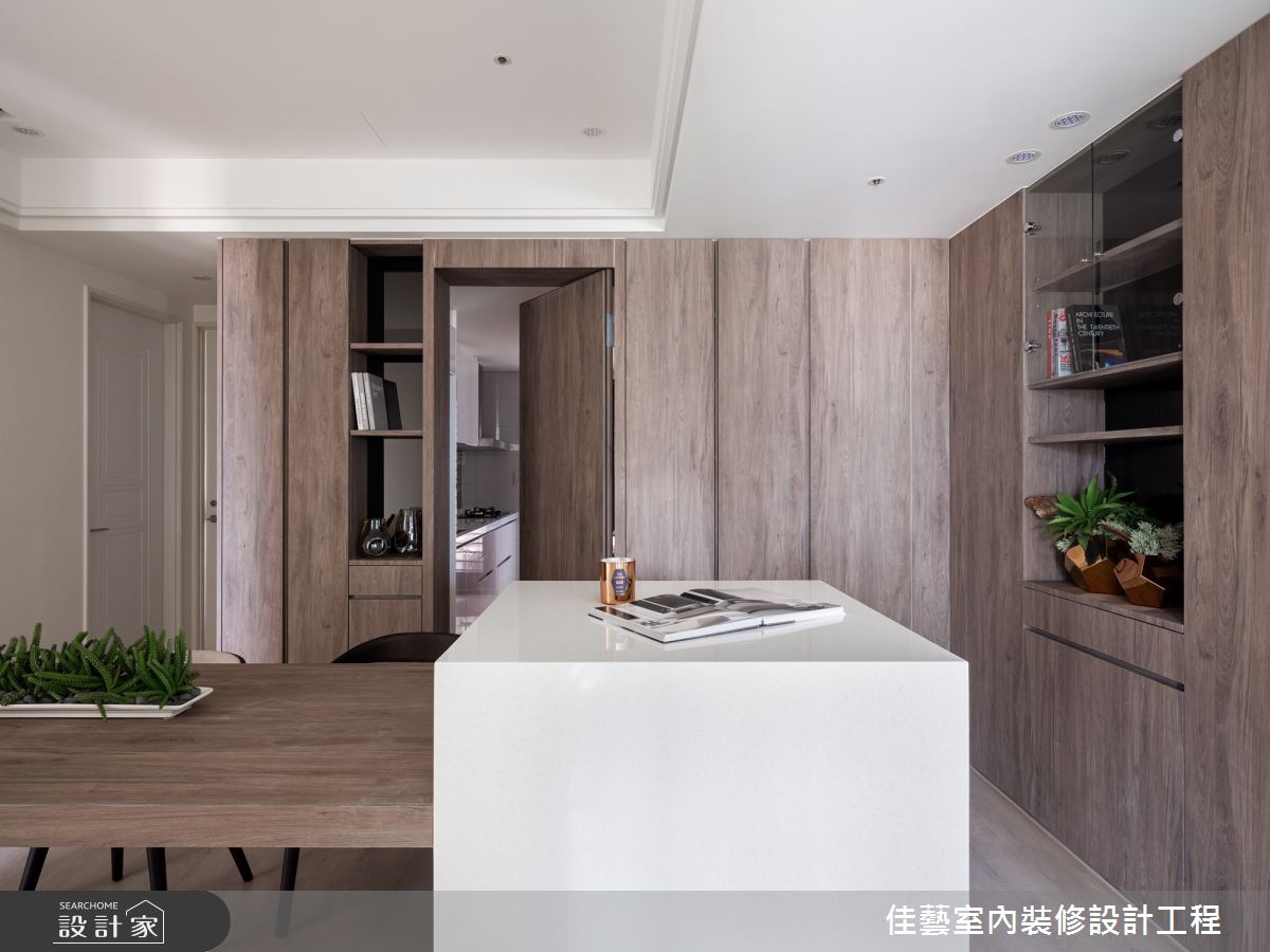 30坪新成屋(5年以下)＿現代風廚房吧檯案例圖片＿佳藝室內裝修設計工程有限公司＿佳藝_01之11