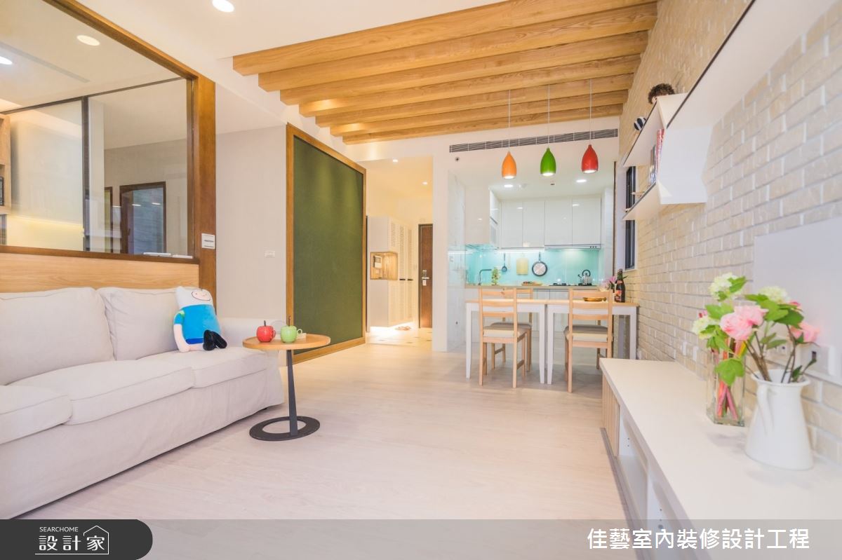 22坪預售屋＿北歐風客廳餐廳案例圖片＿佳藝室內裝修設計工程有限公司＿佳藝_02之3