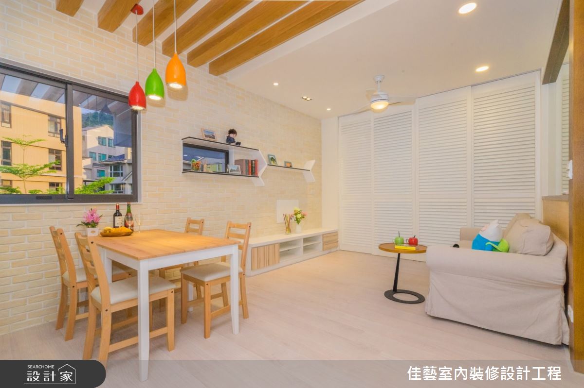 22坪預售屋＿北歐風客廳餐廳案例圖片＿佳藝室內裝修設計工程有限公司＿佳藝_02之6