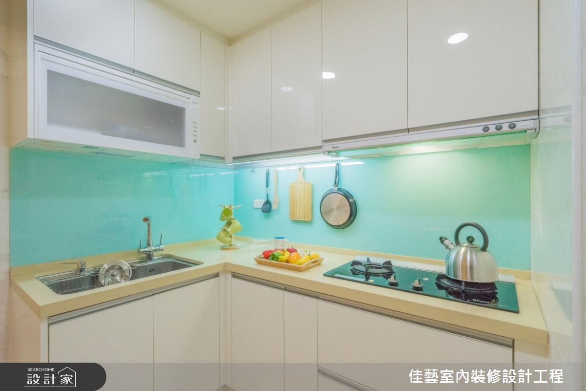 22坪預售屋＿北歐風廚房案例圖片＿佳藝室內裝修設計工程有限公司＿佳藝_02之14