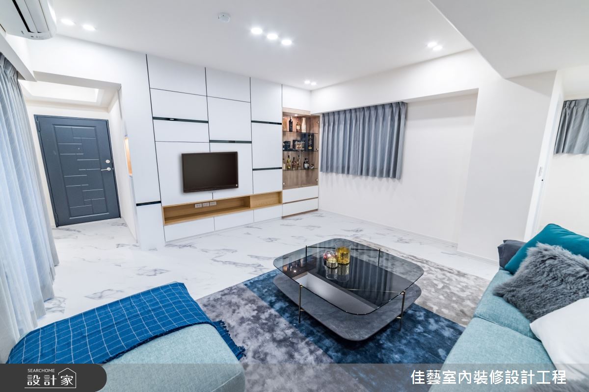 35坪老屋(16~30年)＿混搭風客廳案例圖片＿佳藝室內裝修設計工程有限公司＿佳藝_03之2