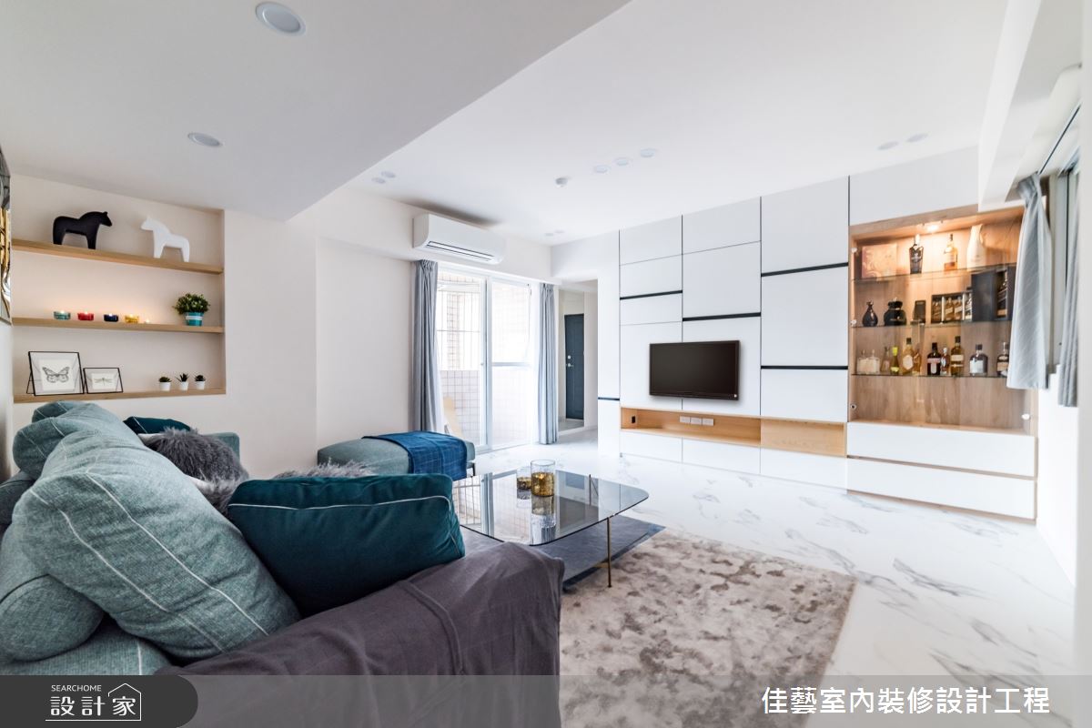 35坪老屋(16~30年)＿混搭風客廳案例圖片＿佳藝室內裝修設計工程有限公司＿佳藝_03之3