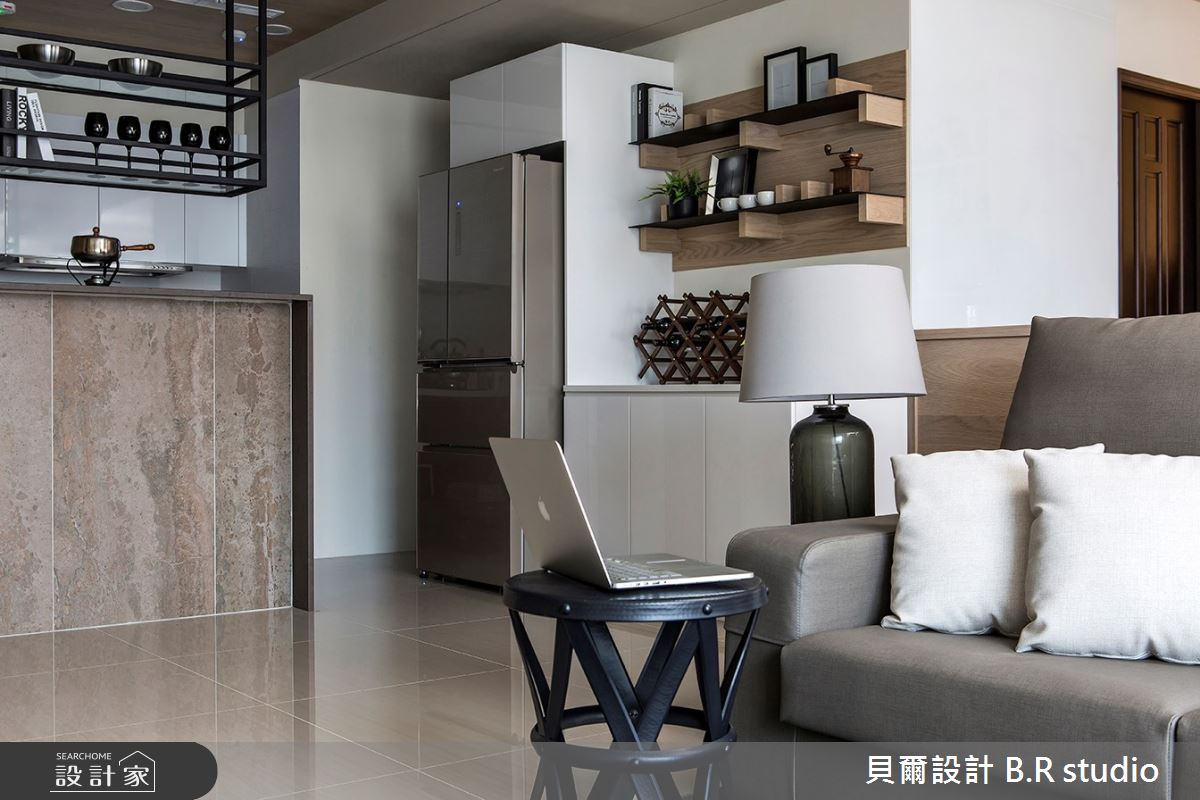 34坪新成屋(5年以下)＿混搭風客廳案例圖片＿貝爾設計 B.R studio＿貝爾_02之11