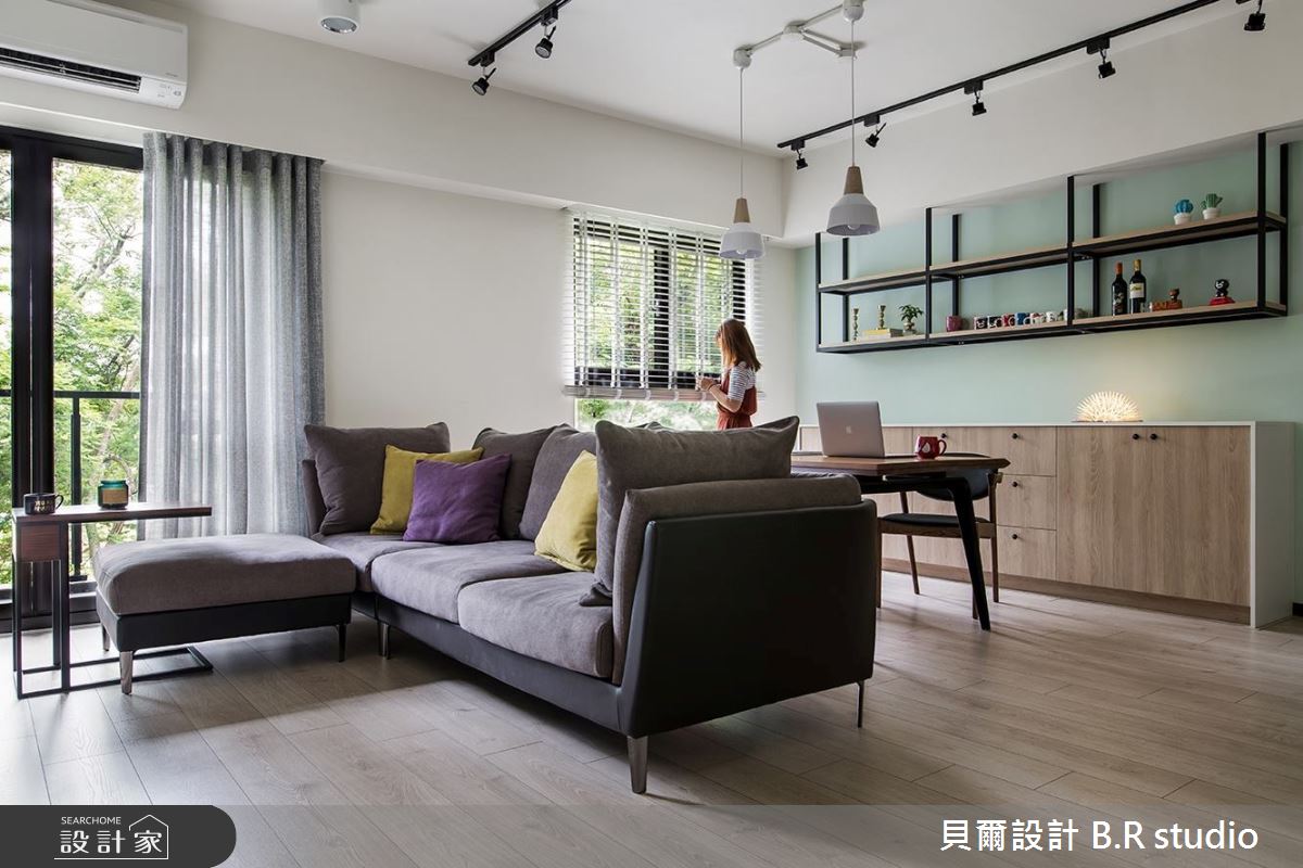 26坪新成屋(5年以下)＿北歐風客廳案例圖片＿貝爾設計 B.R studio＿貝爾_04之6