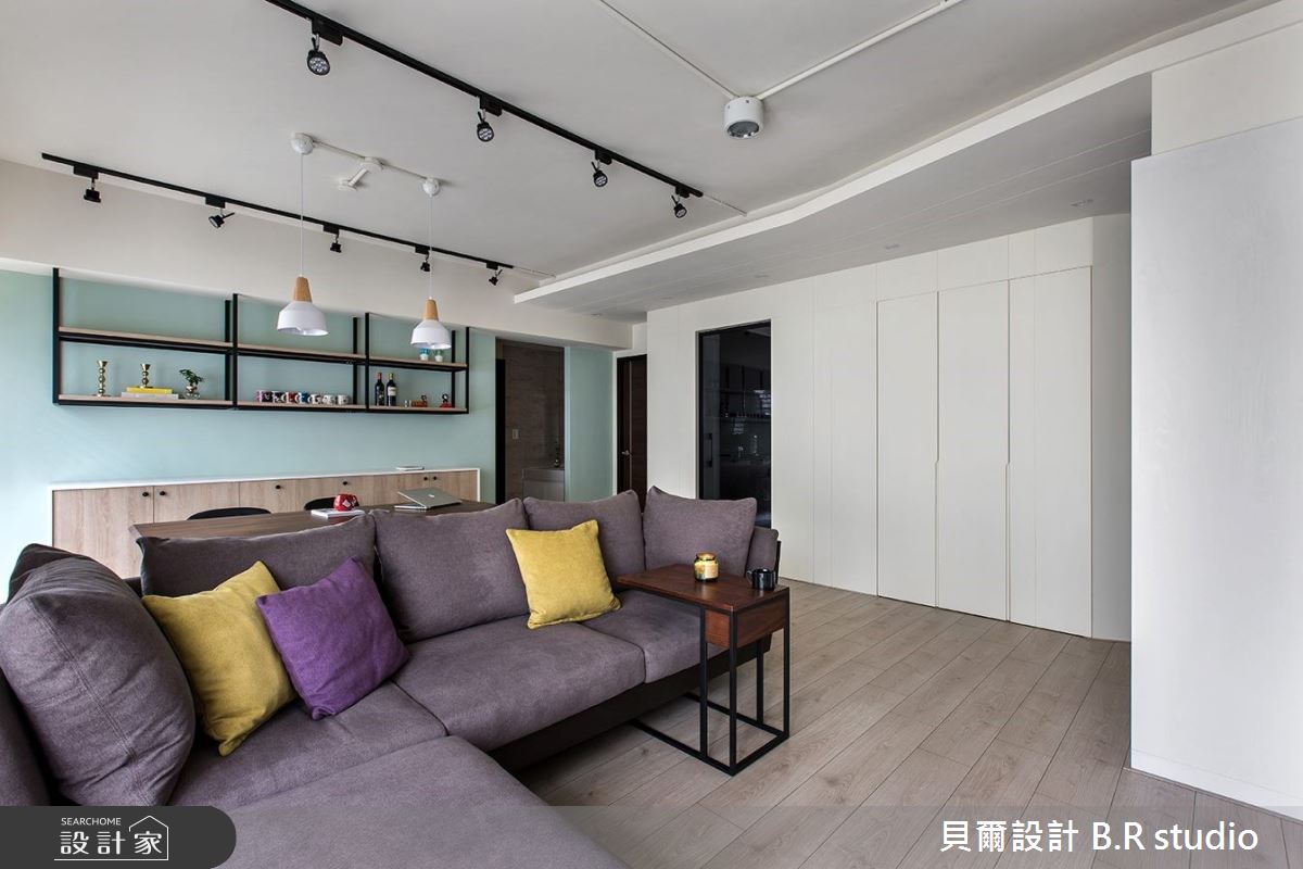 26坪新成屋(5年以下)＿北歐風客廳案例圖片＿貝爾設計 B.R studio＿貝爾_04之8