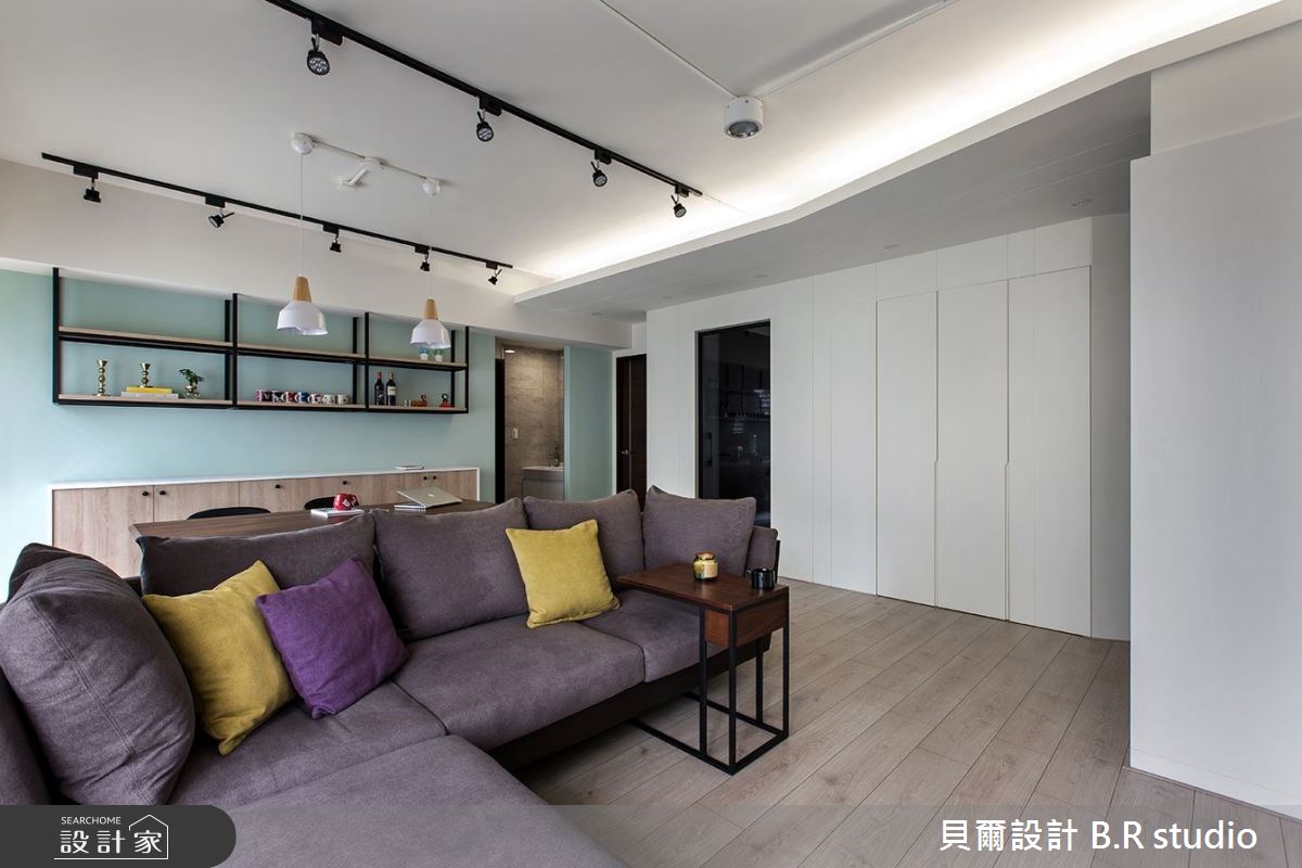 26坪新成屋(5年以下)＿北歐風客廳案例圖片＿貝爾設計 B.R studio＿貝爾_04之9