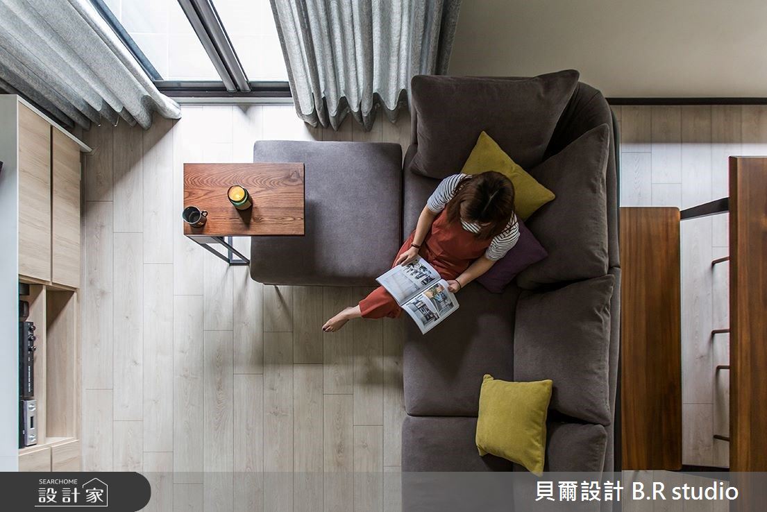 26坪新成屋(5年以下)＿北歐風客廳案例圖片＿貝爾設計 B.R studio＿貝爾_04之10