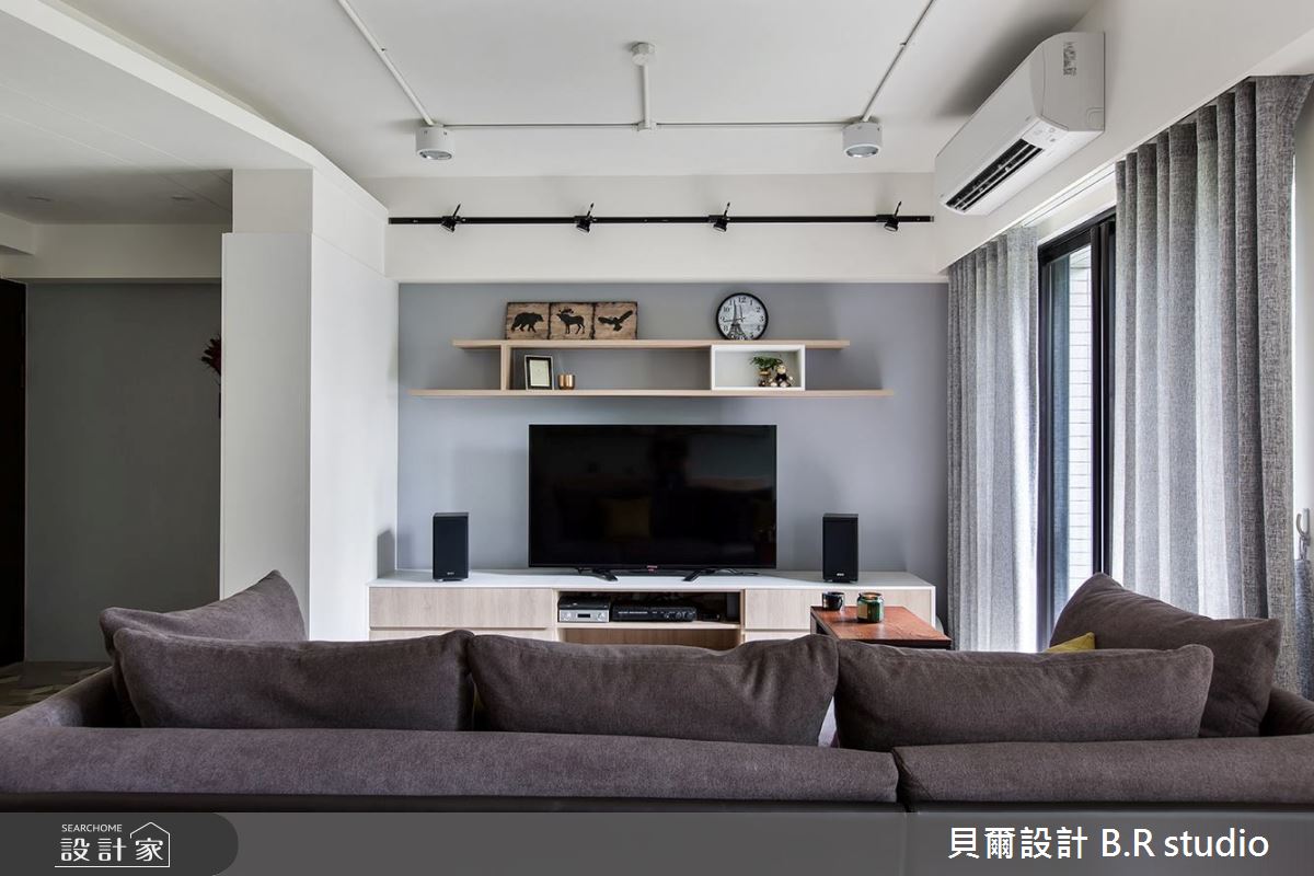 26坪新成屋(5年以下)＿北歐風客廳案例圖片＿貝爾設計 B.R studio＿貝爾_04之13