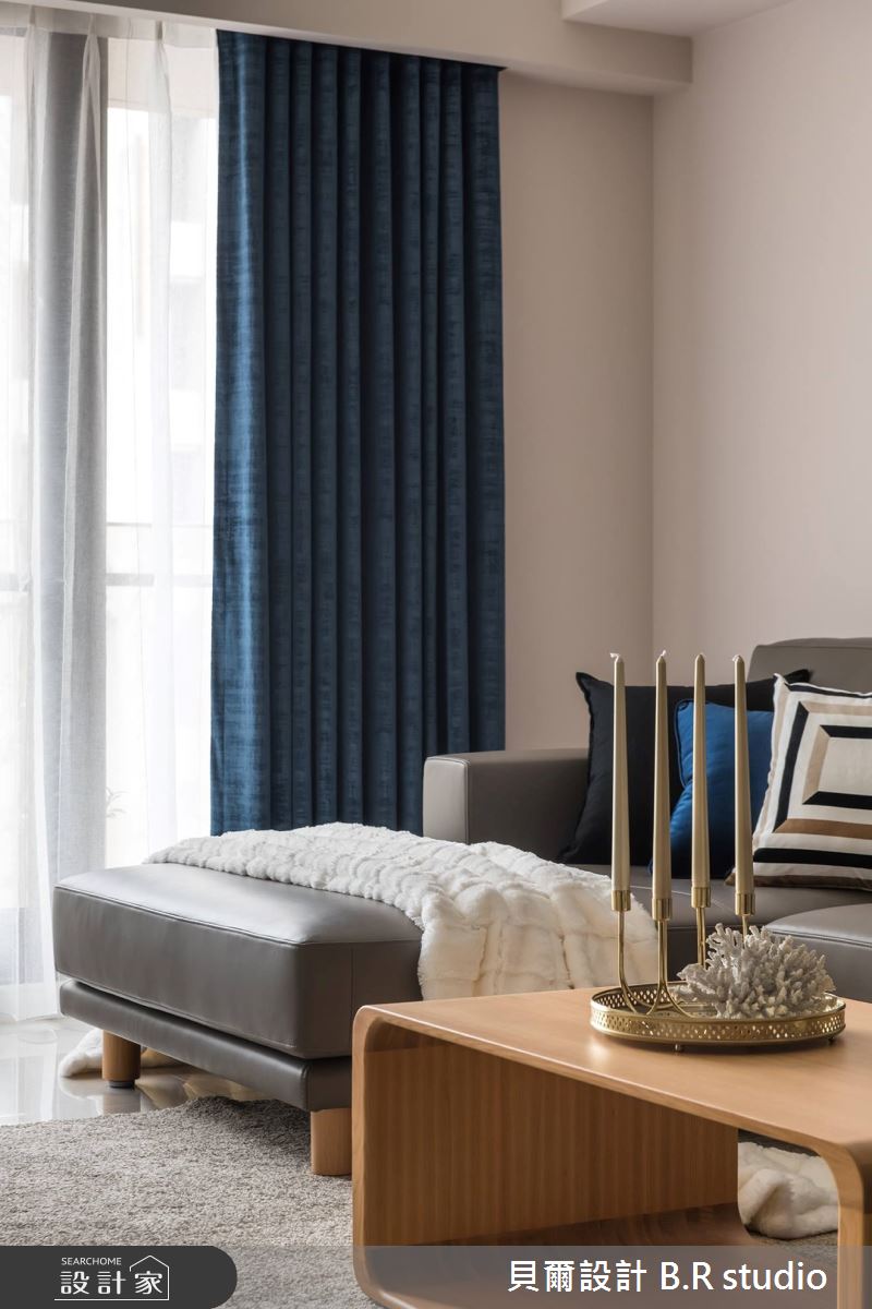 36坪新成屋(5年以下)＿美式風客廳案例圖片＿貝爾設計 B.R studio＿貝爾_05之9