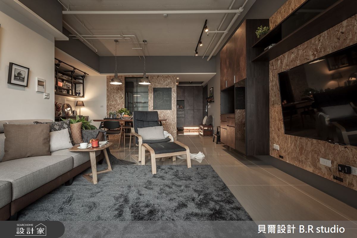 36坪新成屋(5年以下)＿工業風客廳案例圖片＿貝爾設計 B.R studio＿貝爾_06之5