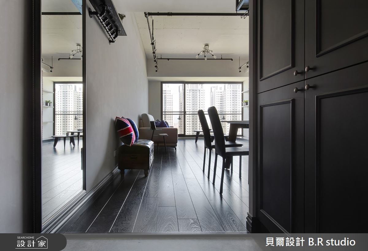 30坪新成屋(5年以下)＿工業風玄關案例圖片＿貝爾設計 B.R studio＿貝爾_07之1