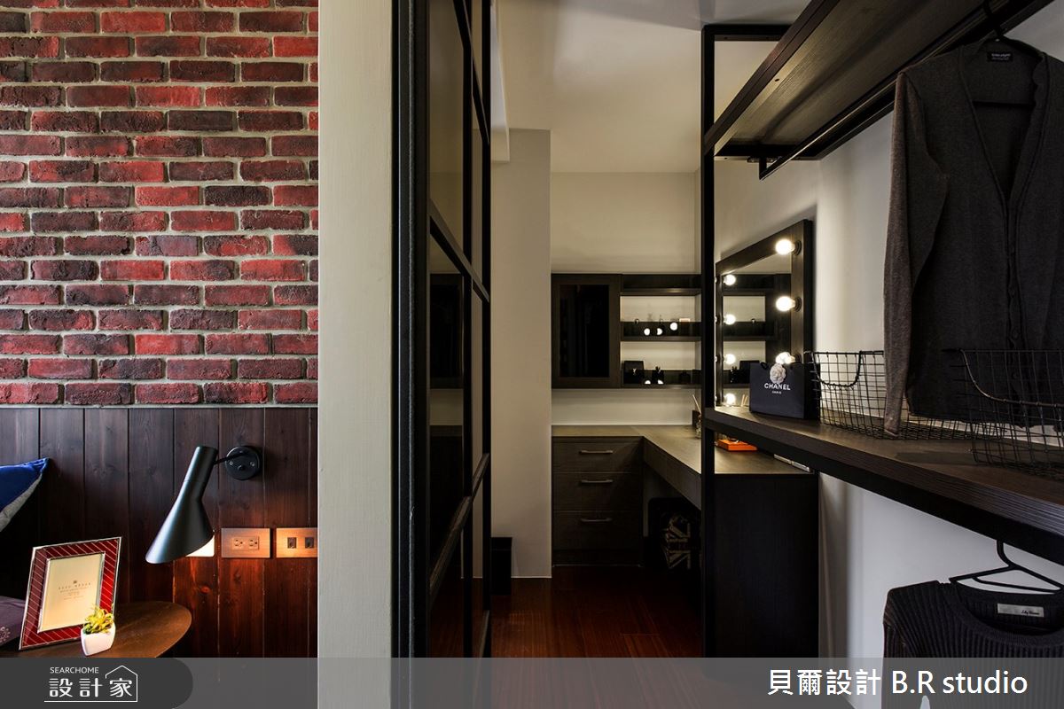 30坪新成屋(5年以下)＿工業風臥室更衣間案例圖片＿貝爾設計 B.R studio＿貝爾_07之25