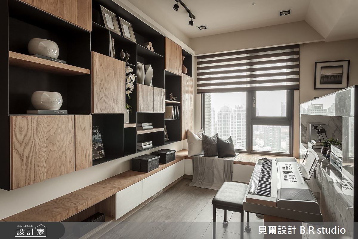 34坪新成屋(5年以下)＿現代風書房案例圖片＿貝爾設計 B.R studio＿貝爾_08之7282