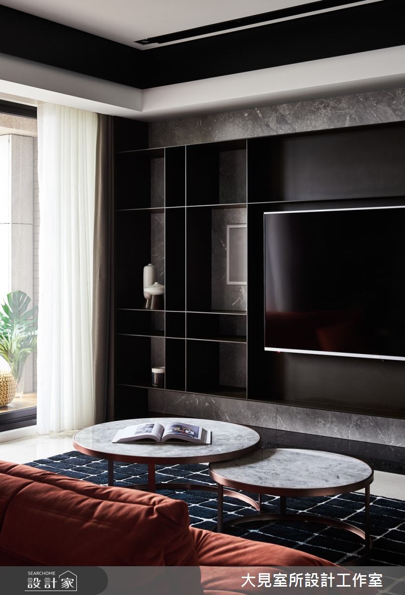 45坪新成屋(5年以下)＿現代風客廳案例圖片＿大見室所設計工作室＿大見室所_01之3