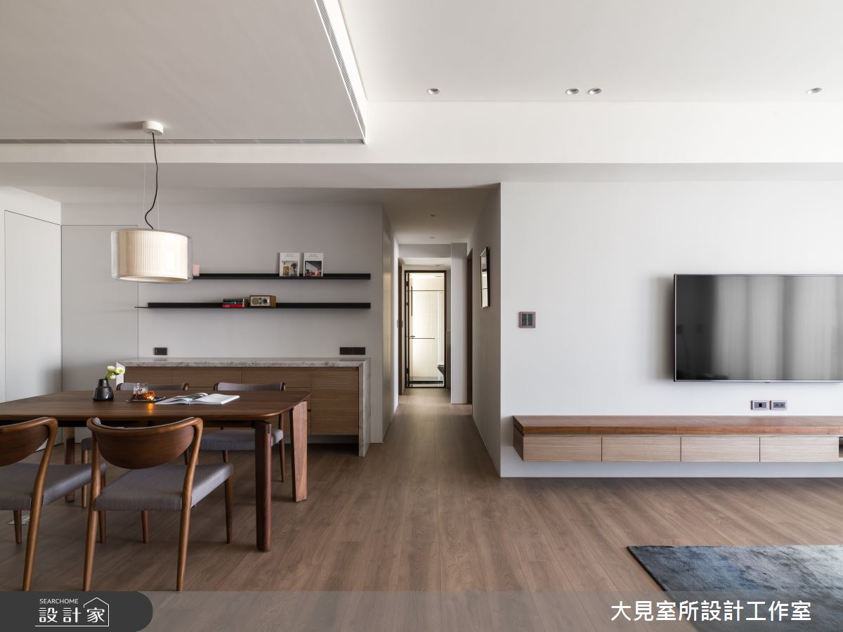 35坪新成屋(5年以下)＿北歐風餐廳走廊案例圖片＿大見室所設計工作室＿大見室所_02之6