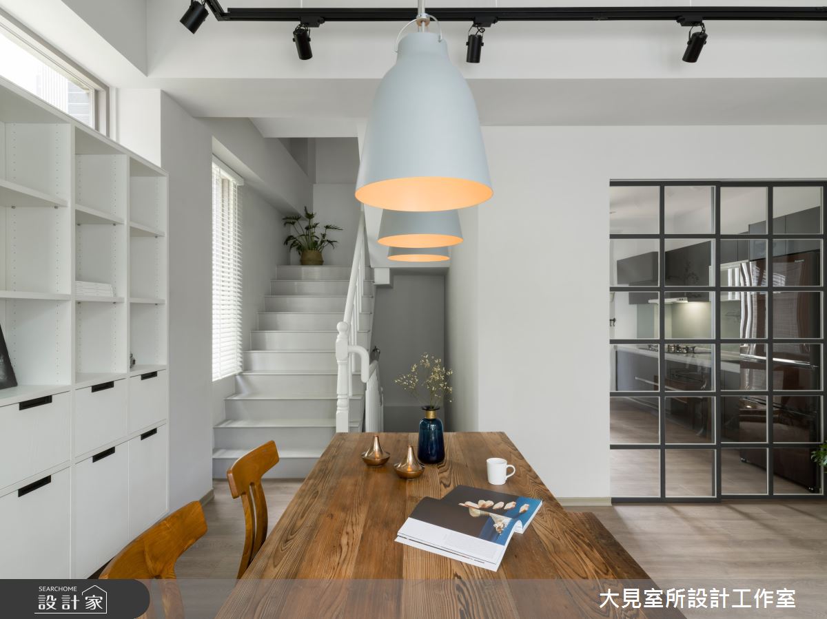 45坪新成屋(5年以下)＿北歐風餐廳樓梯案例圖片＿大見室所設計工作室＿大見室所_05之7