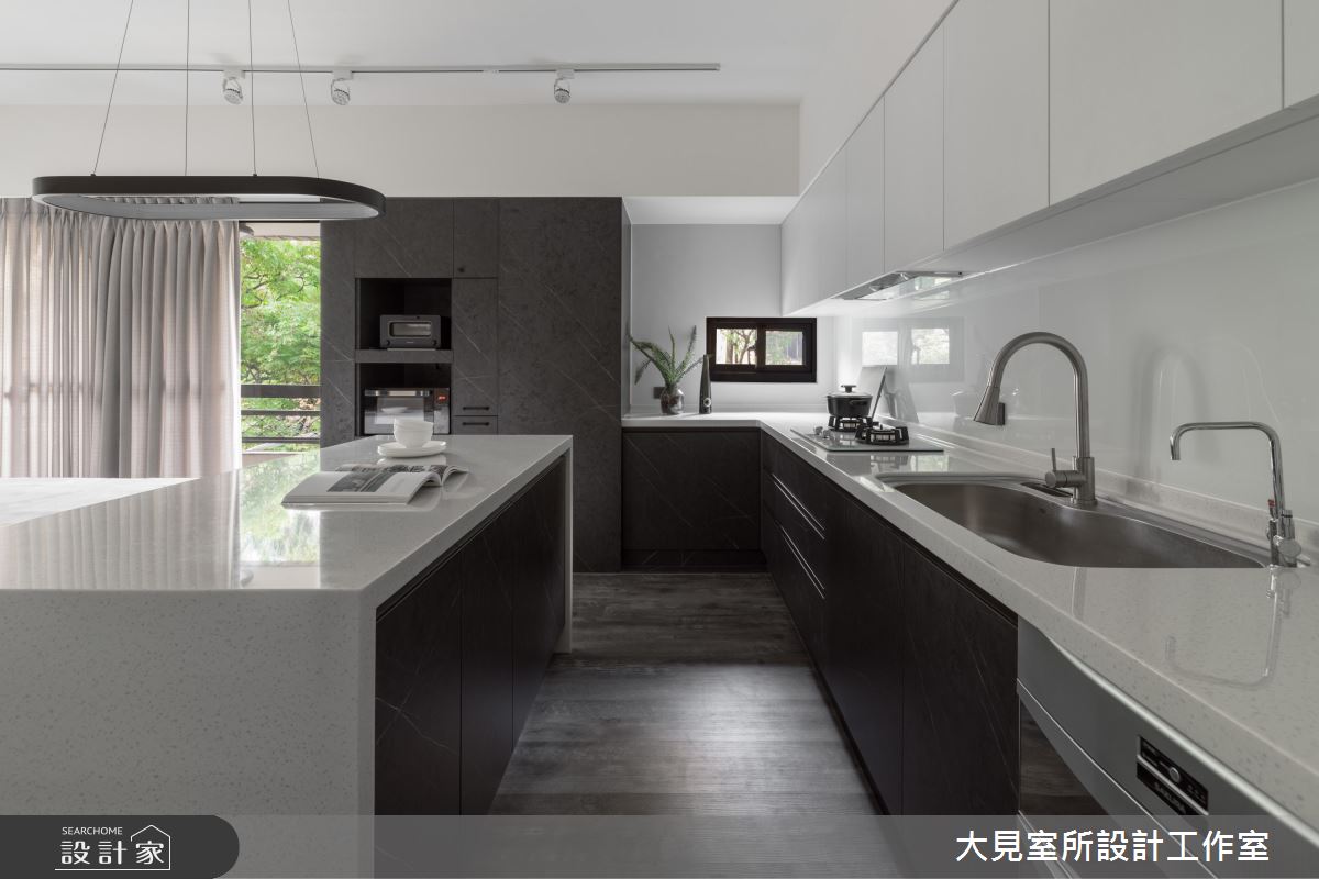 42坪老屋(31~40年)＿現代風廚房吧檯案例圖片＿大見室所設計工作室＿大見室所_13之8