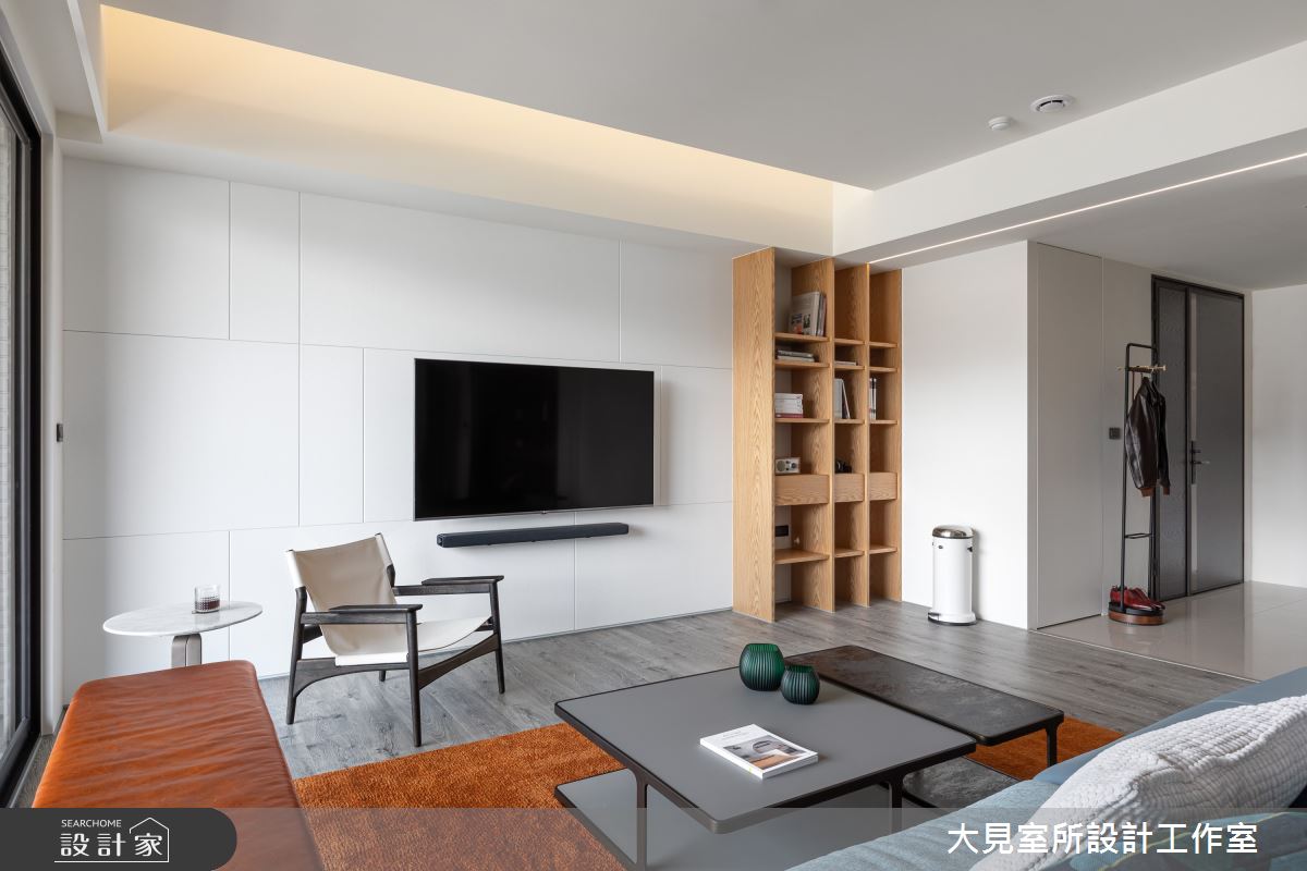 40坪新成屋(5年以下)＿簡約風客廳案例圖片＿大見室所設計工作室＿大見室所_14之4