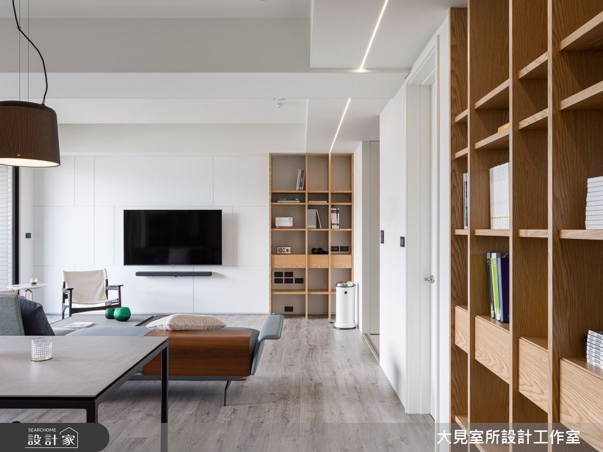 40坪新成屋(5年以下)＿簡約風客廳案例圖片＿大見室所設計工作室＿大見室所_14之10