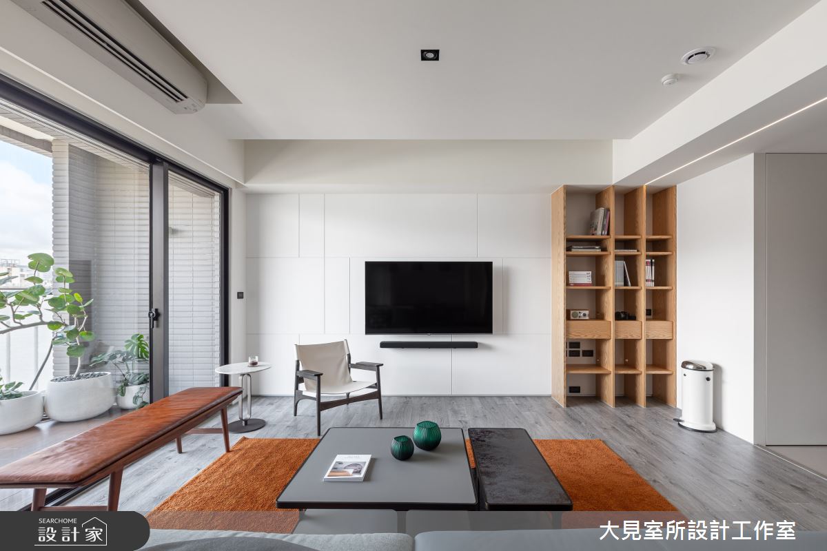 40坪新成屋(5年以下)＿簡約風客廳案例圖片＿大見室所設計工作室＿大見室所_14之5
