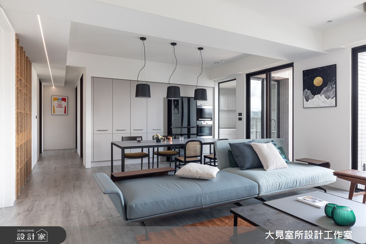40坪新成屋(5年以下)＿簡約風客廳餐廳案例圖片＿大見室所設計工作室＿大見室所_14之6