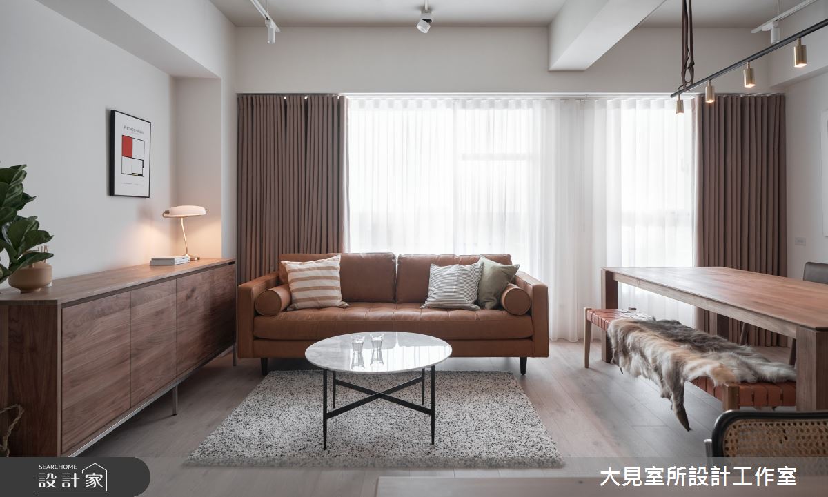 20坪新成屋(5年以下)＿簡約風客廳案例圖片＿大見室所設計工作室＿大見室所_16之2