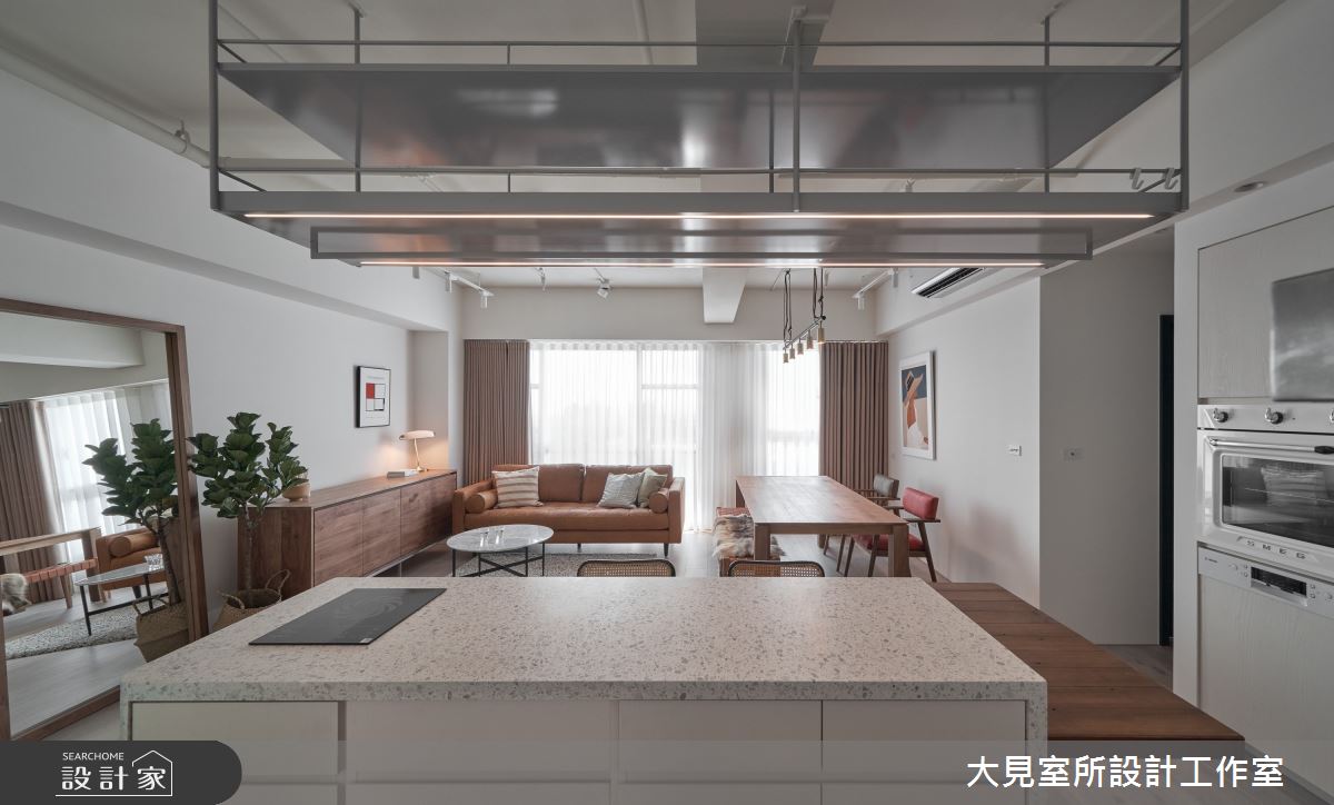 20坪新成屋(5年以下)＿簡約風吧檯中島案例圖片＿大見室所設計工作室＿大見室所_16之8